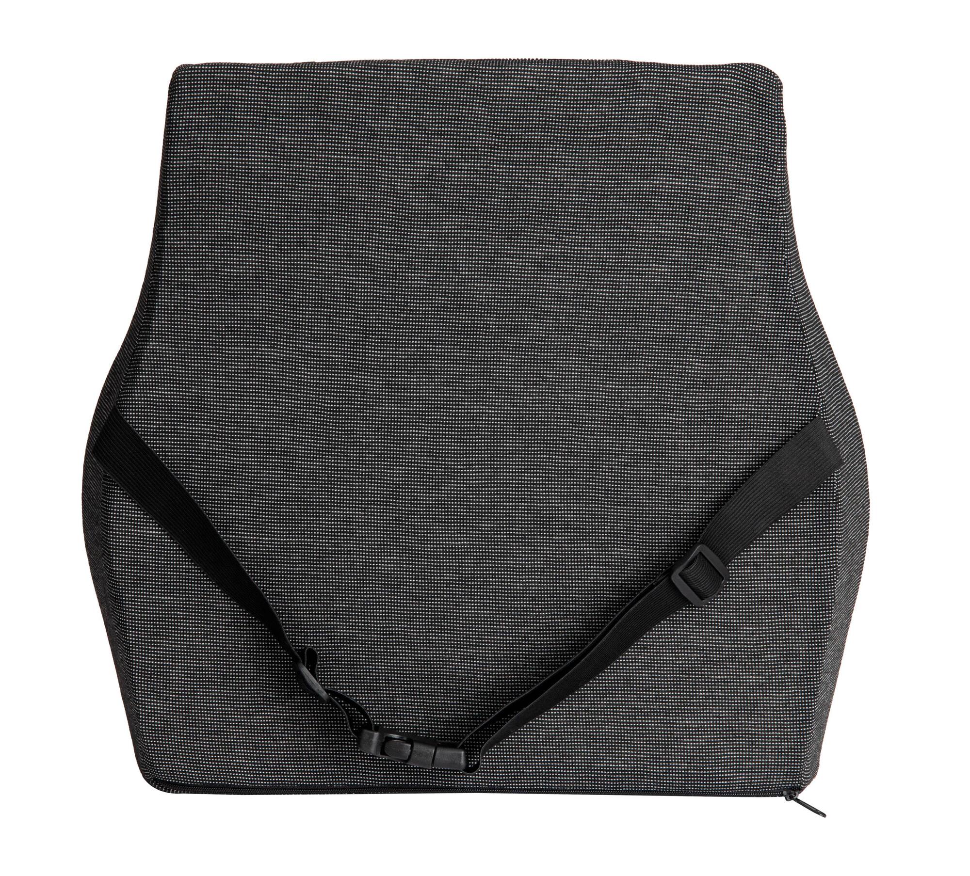 Mind Reader Teal & Black Ergonomic Back Cushion
